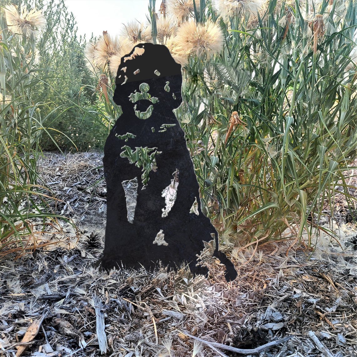 Doodle Metal Silhouette