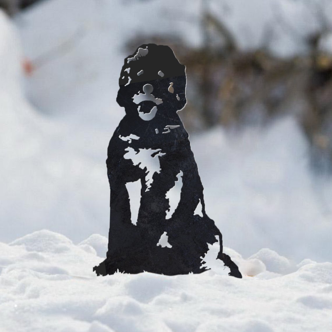 Doodle Metal Silhouette