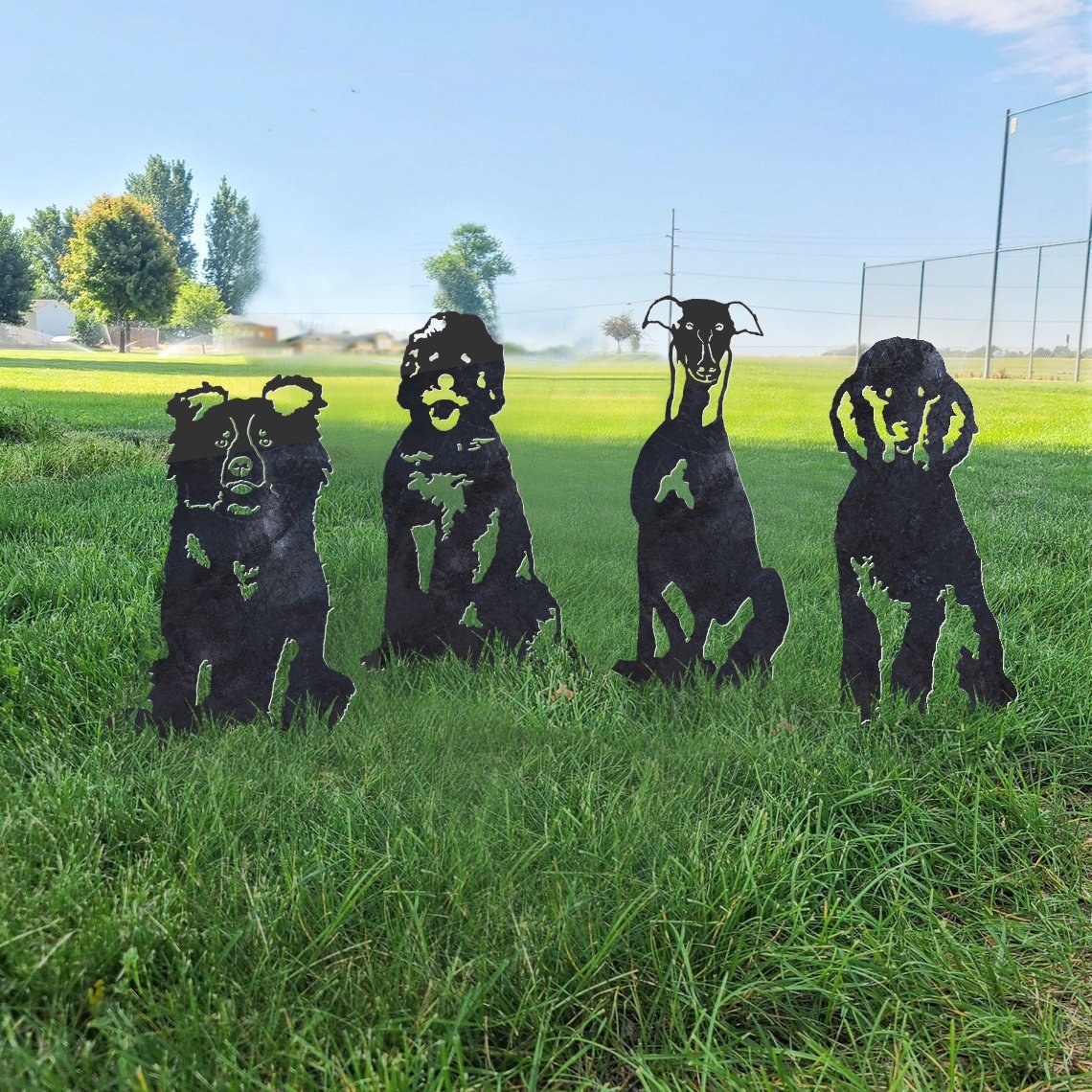 Doodle Metal Silhouette