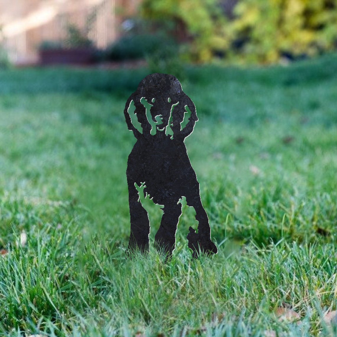 Poodle Metal Silhouette