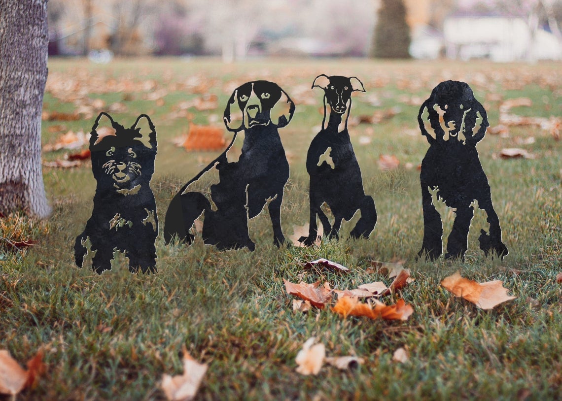 Beagle Metal Silhouette