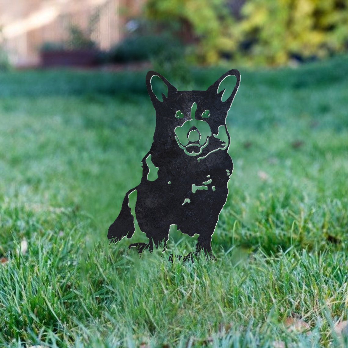 Corgi Metal Silhouette