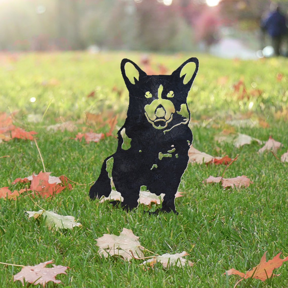 Corgi Metal Silhouette