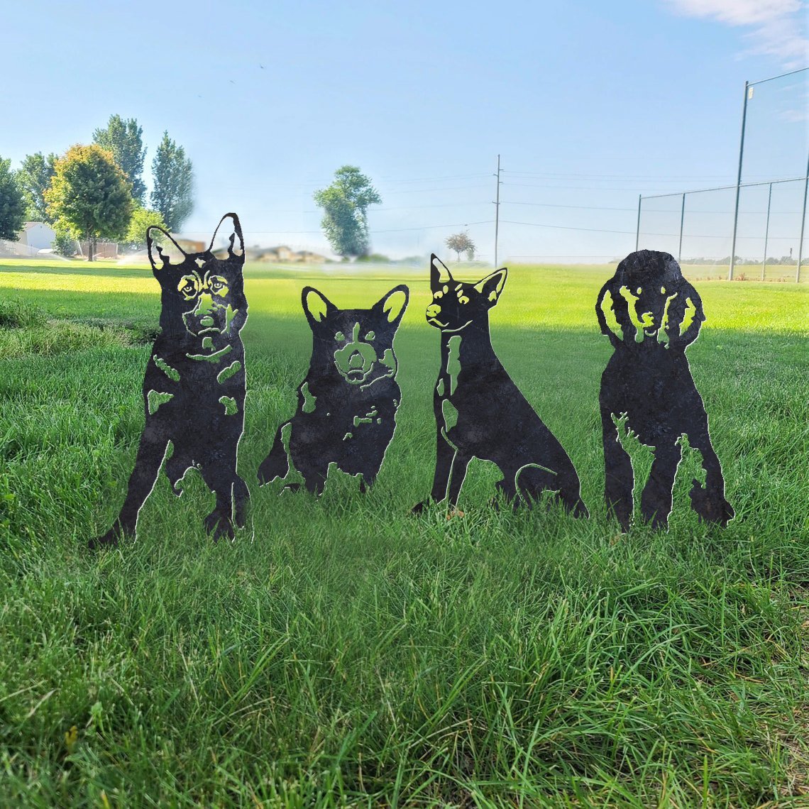 Corgi Metal Silhouette