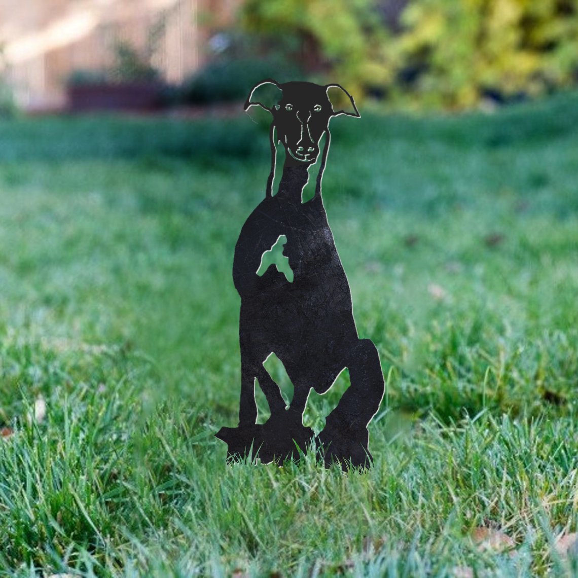 Greyhound Metal Silhouette