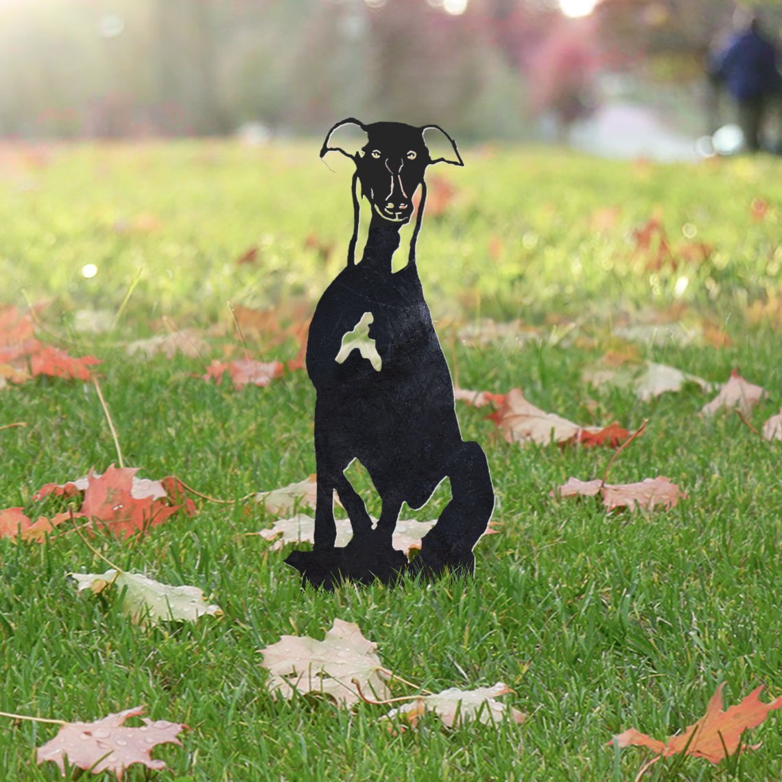 Greyhound Metal Silhouette