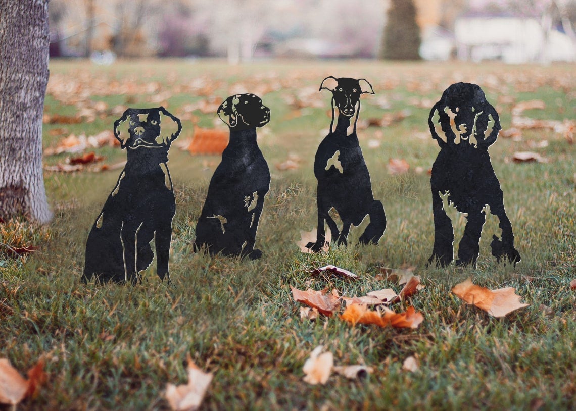 Greyhound Metal Silhouette