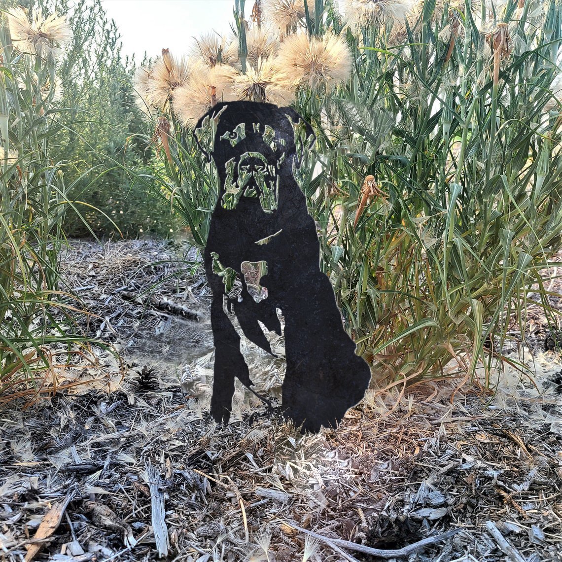 Mastiff Metal Silhouette