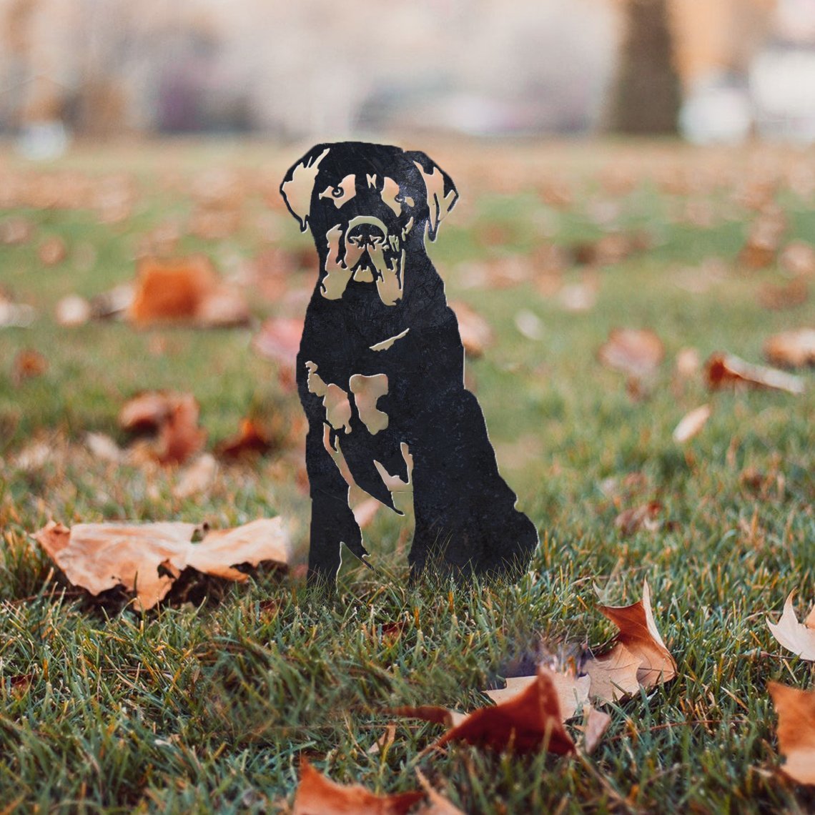 Mastiff Metal Silhouette