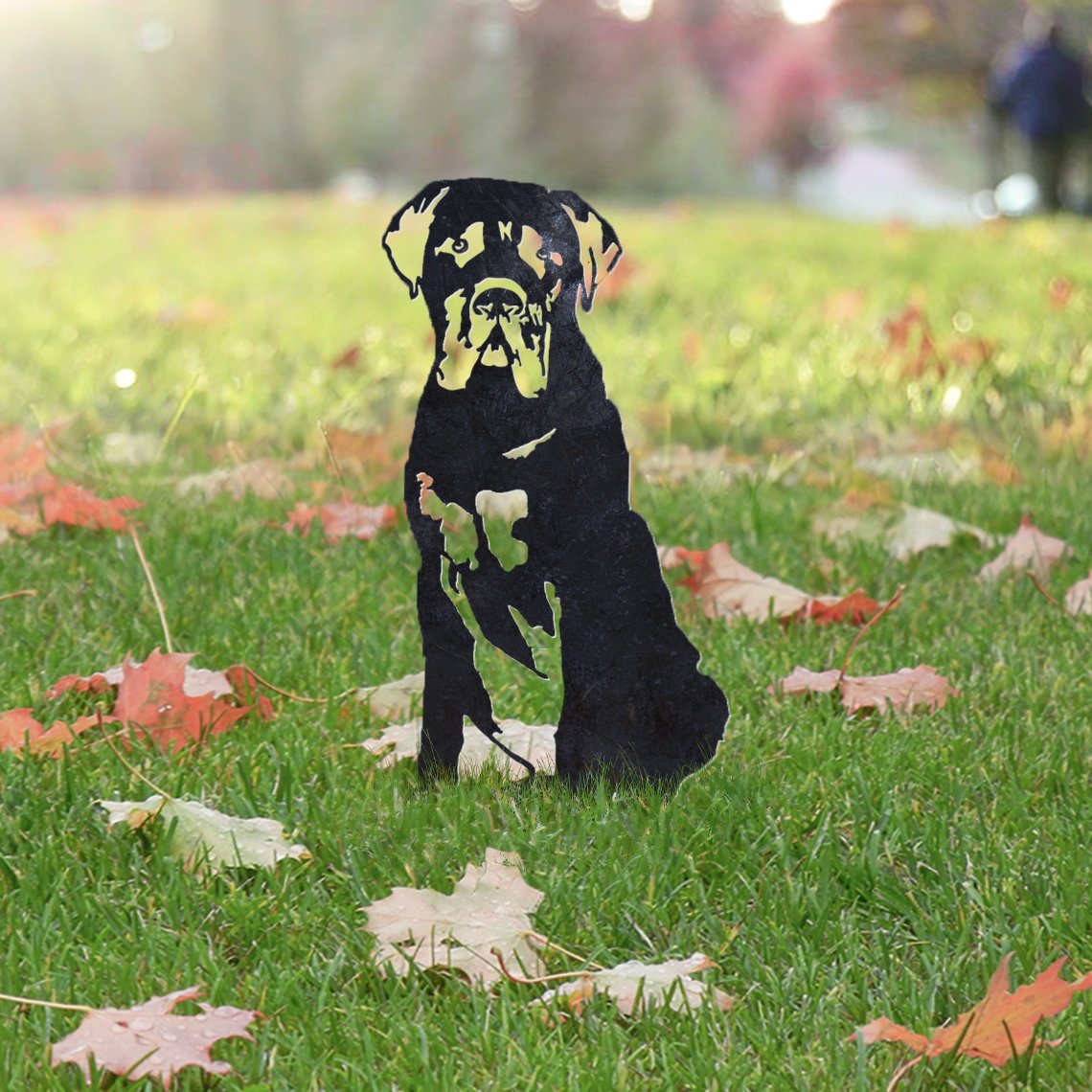 Mastiff Metal Silhouette