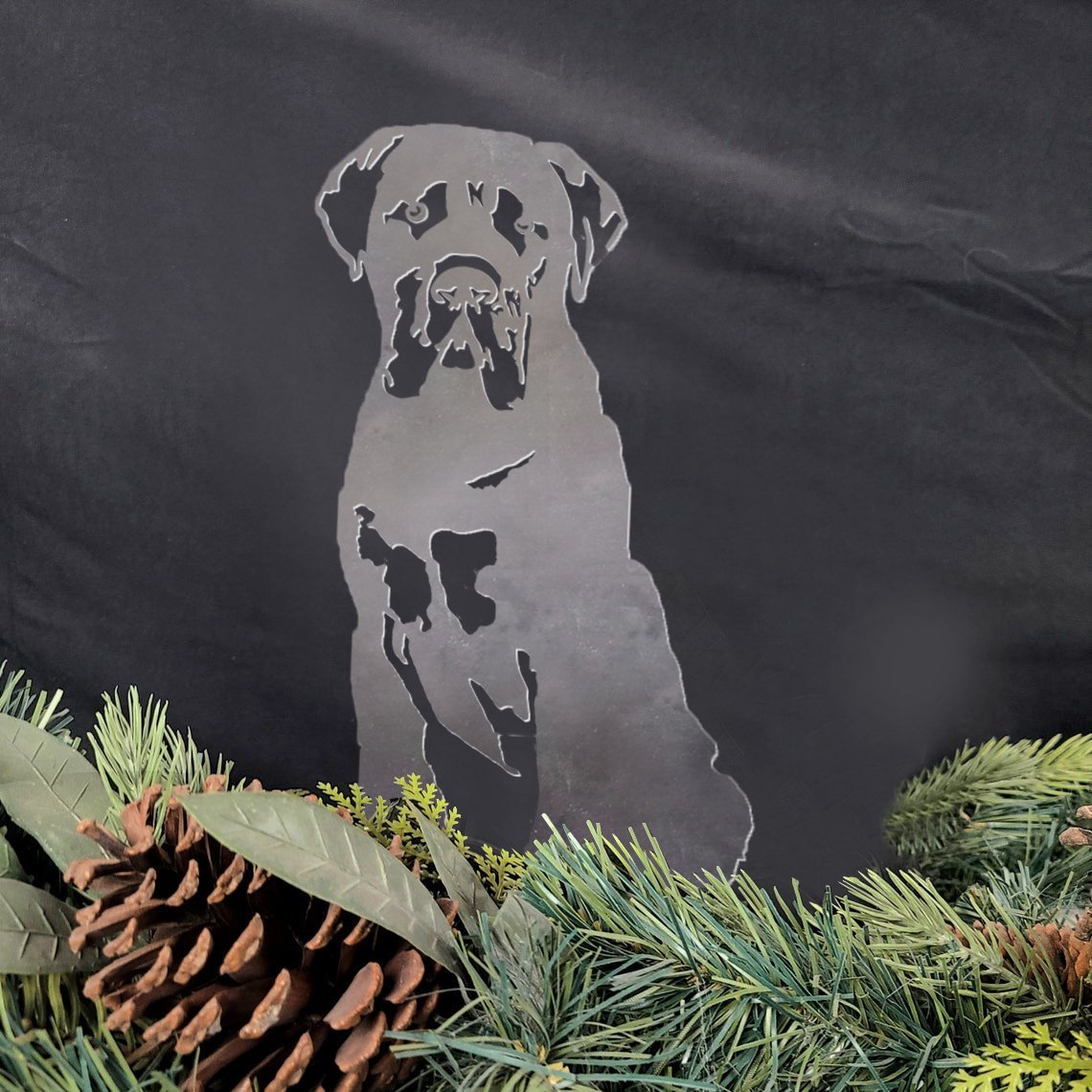 Mastiff Metal Silhouette