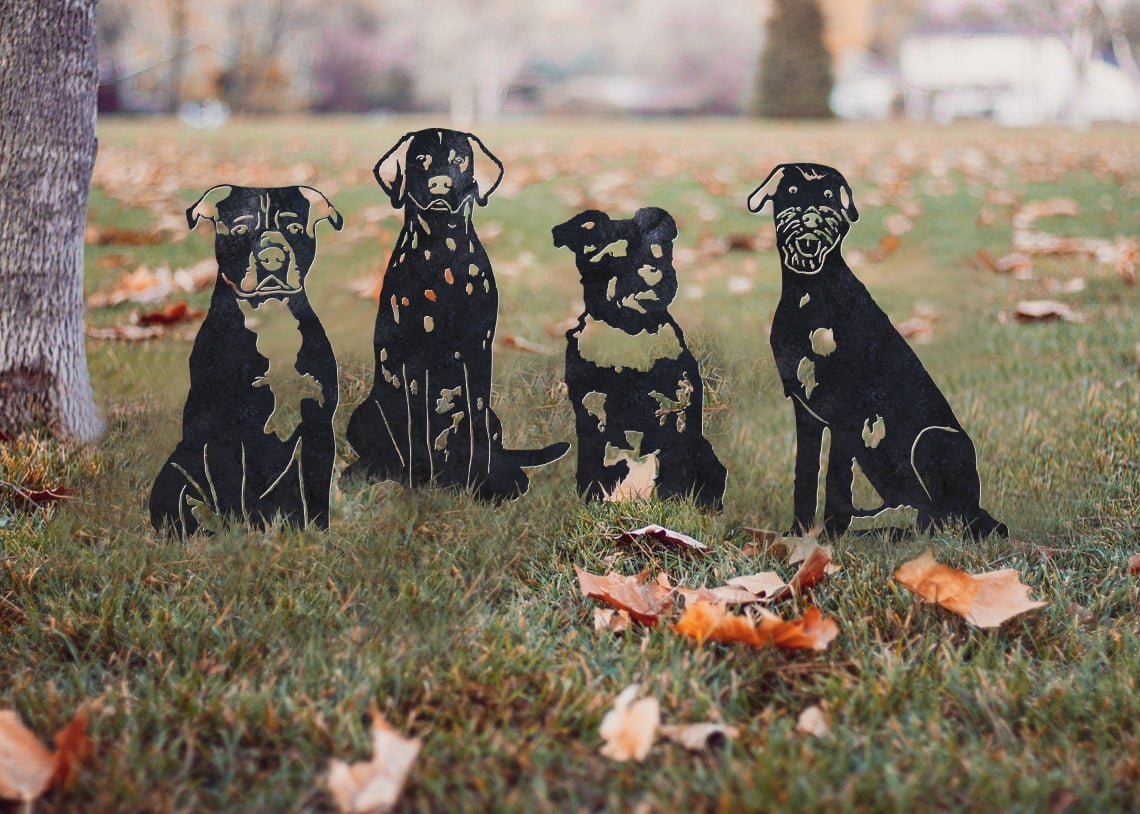 Schnauzer Metal Silhouette