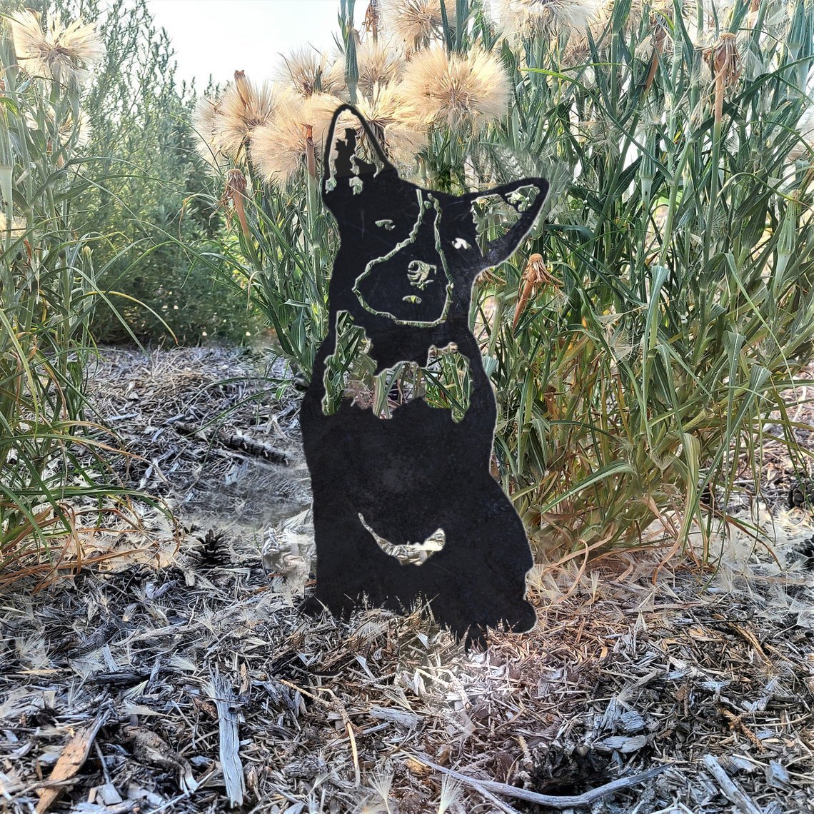 Australian Cattle Dog Metal Silhouette