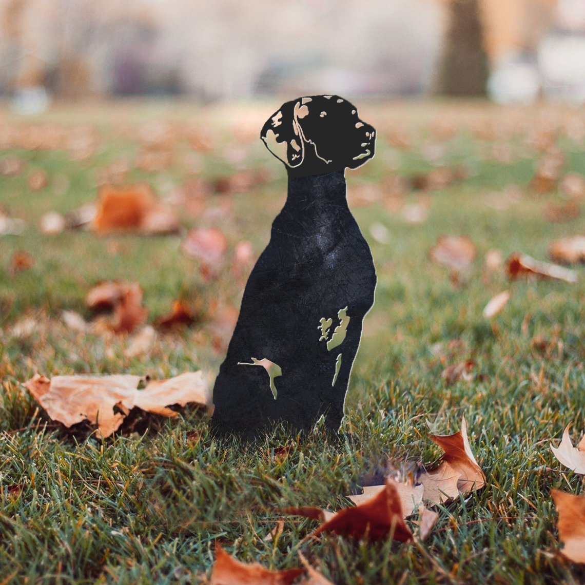 Vizsla Metal Silhouette