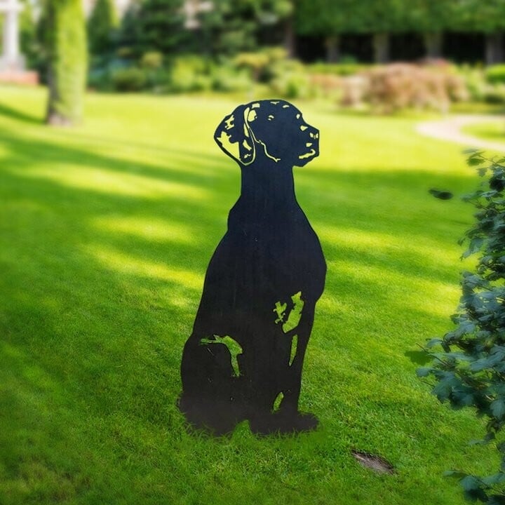 Vizsla Metal Silhouette