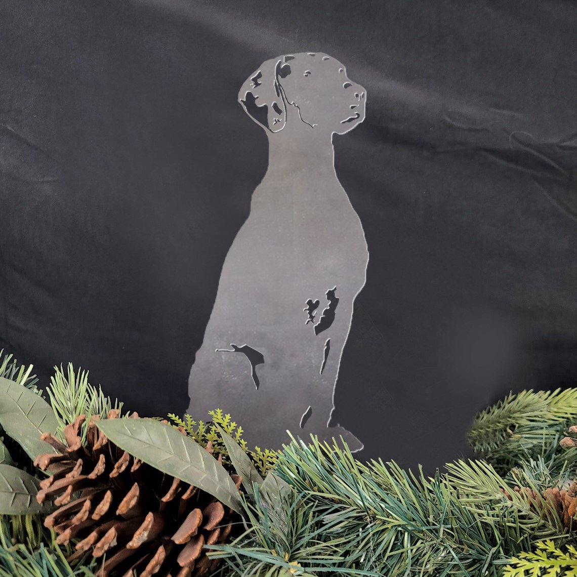 Vizsla Metal Silhouette