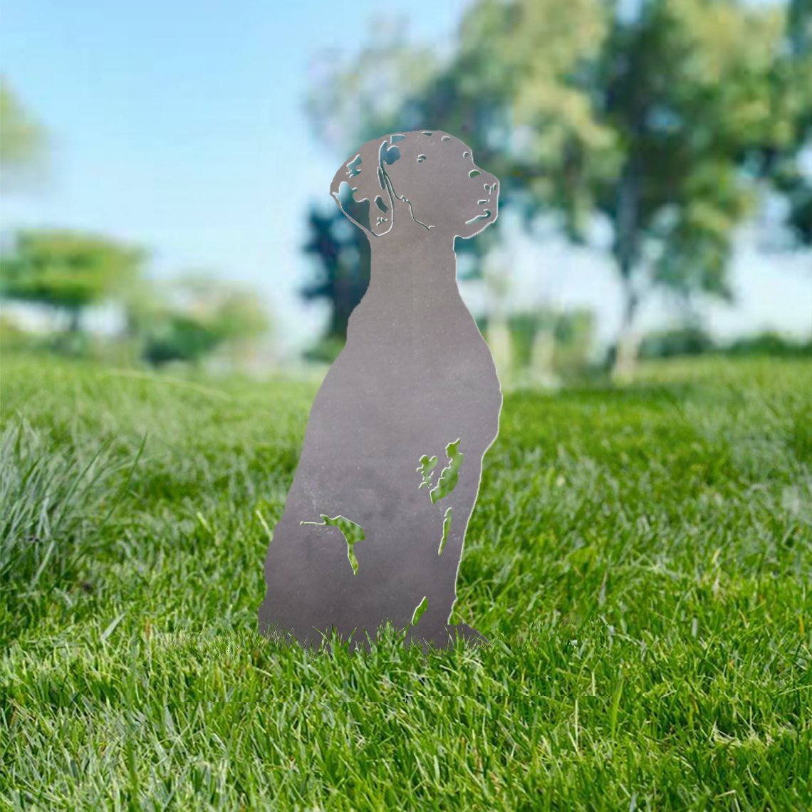 Vizsla Metal Silhouette