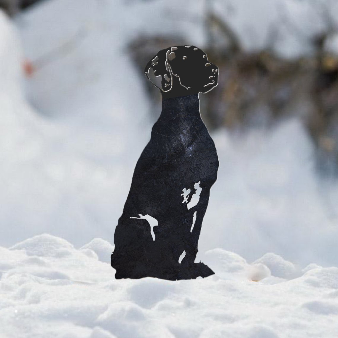 Vizsla Metal Silhouette