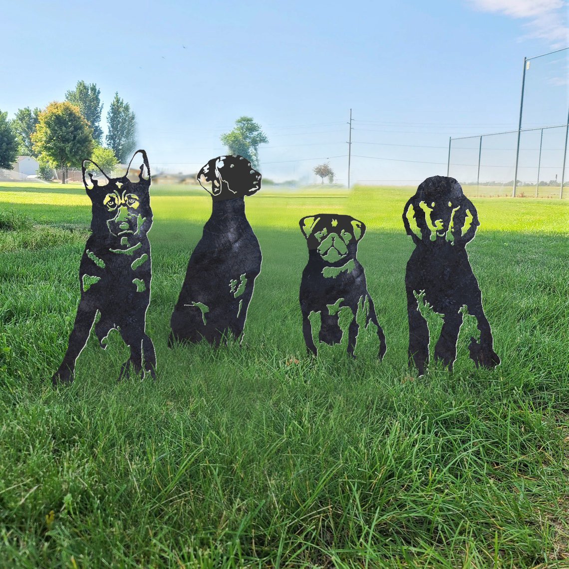 Vizsla Metal Silhouette