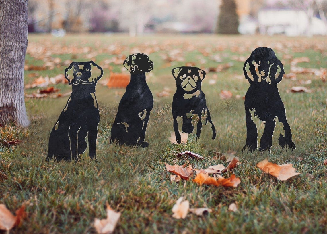 Vizsla Metal Silhouette