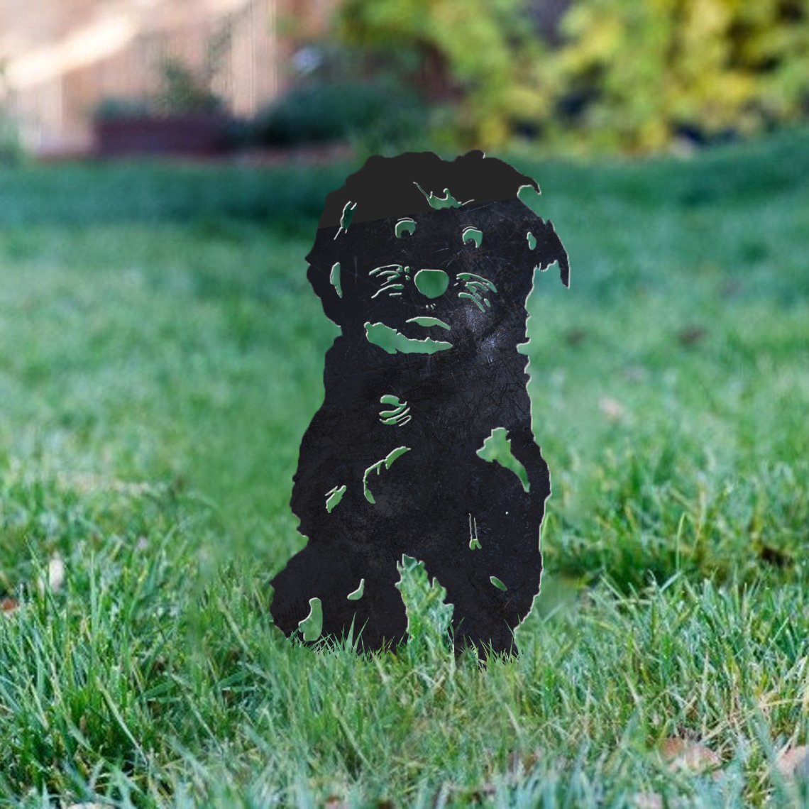 Maltese Metal Silhouette