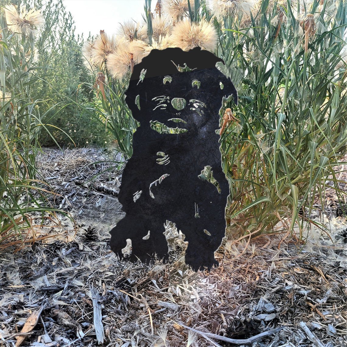 Maltese Metal Silhouette