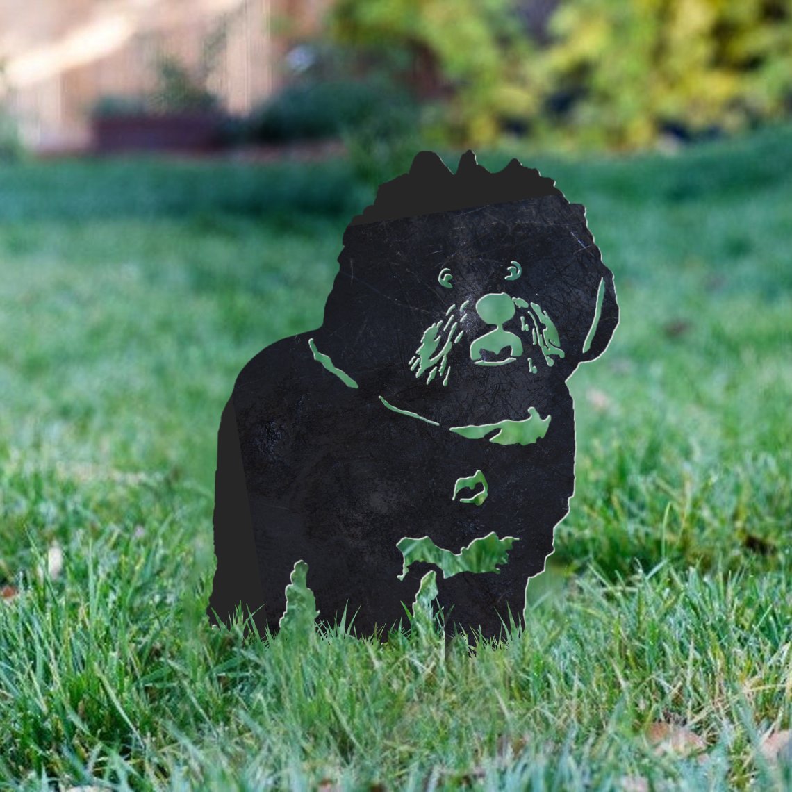 Bichon Frise Metal Silhouette