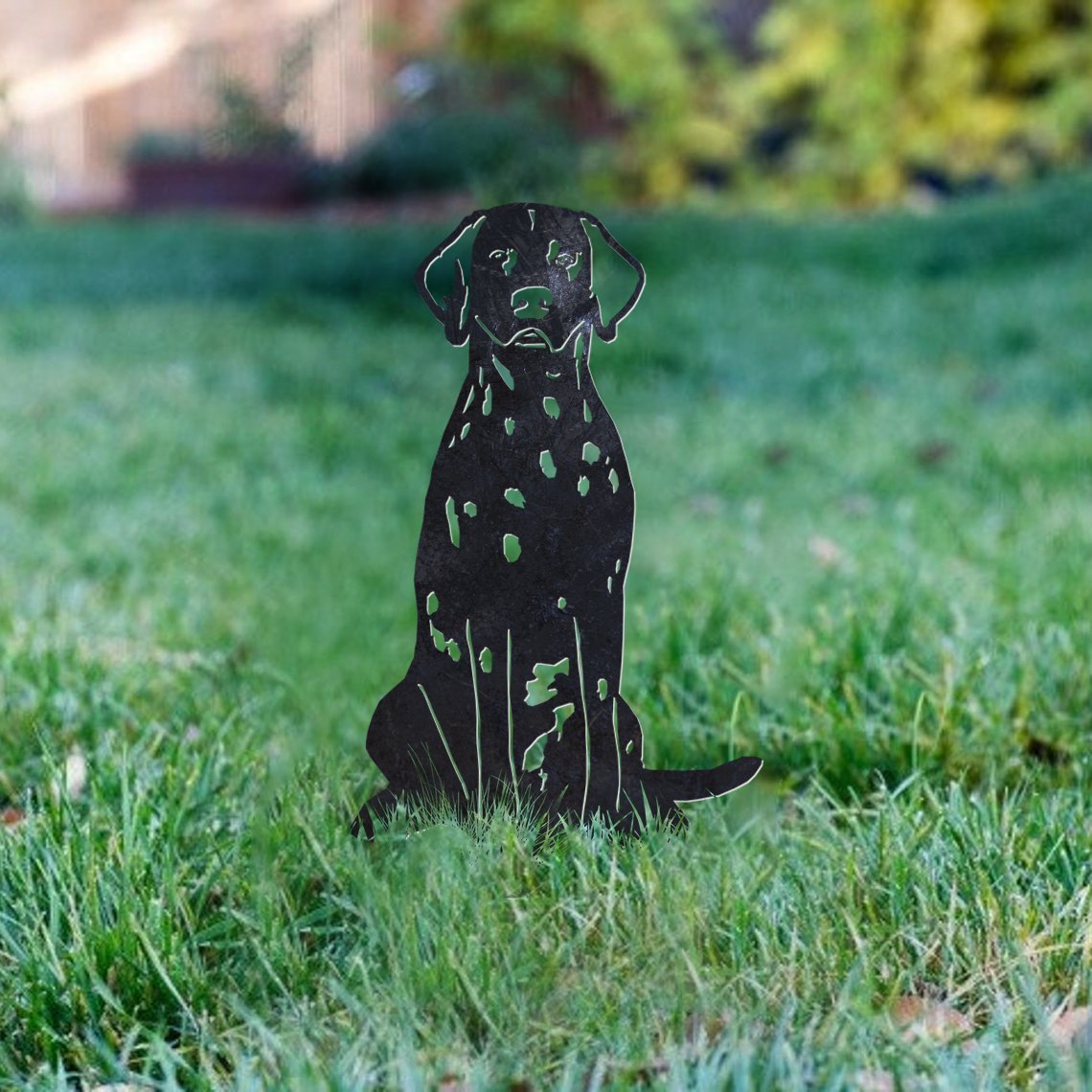 Dalmatian Metal Silhouette