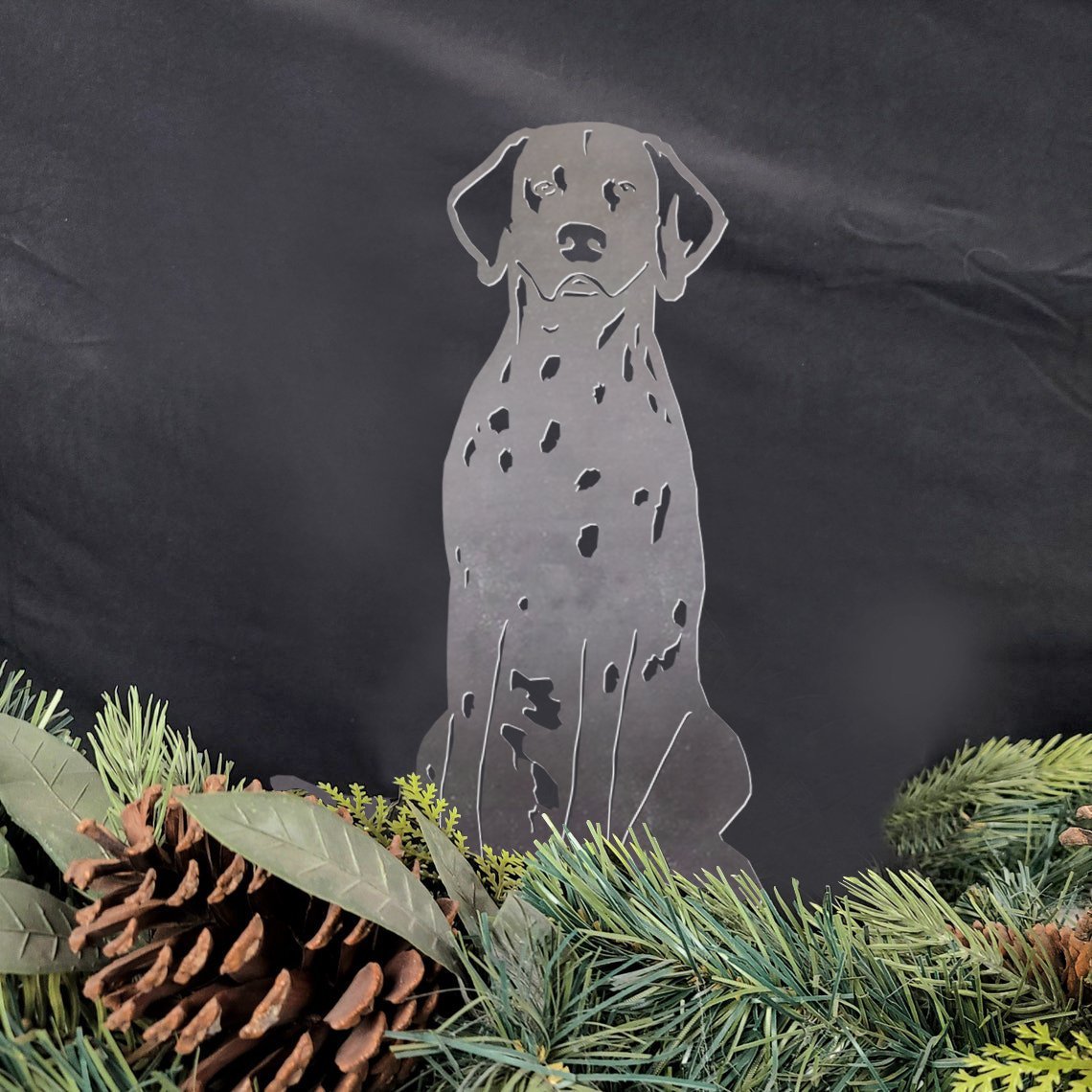 Dalmatian Metal Silhouette