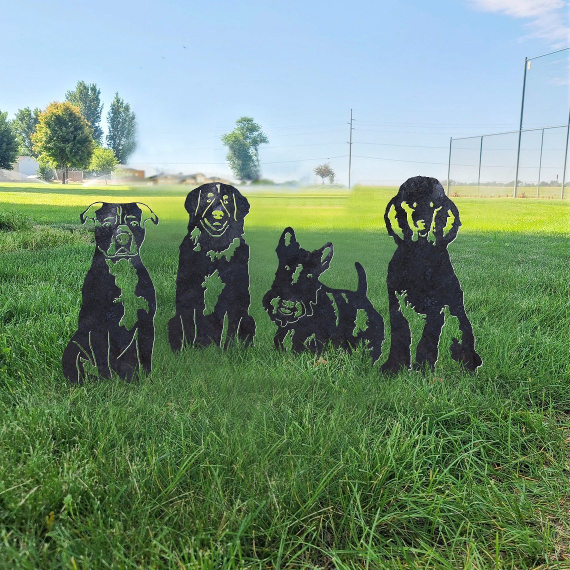 Scottish Terrier Metal Silhouette