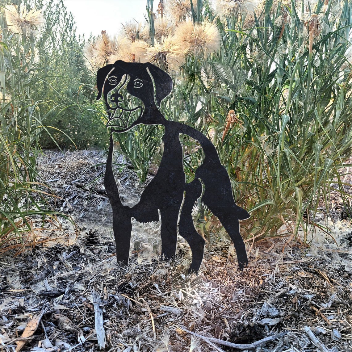 Labrador Retriever Metal Silhouette