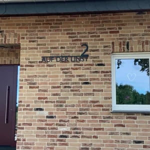 Personalized Outdoor Metal Address Sign and House Number Sign