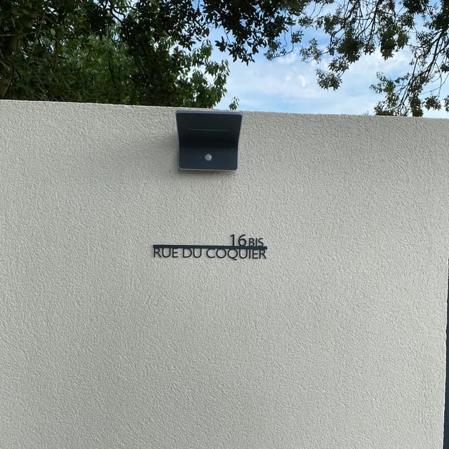 Personalized Outdoor Metal Address Sign and House Number Sign