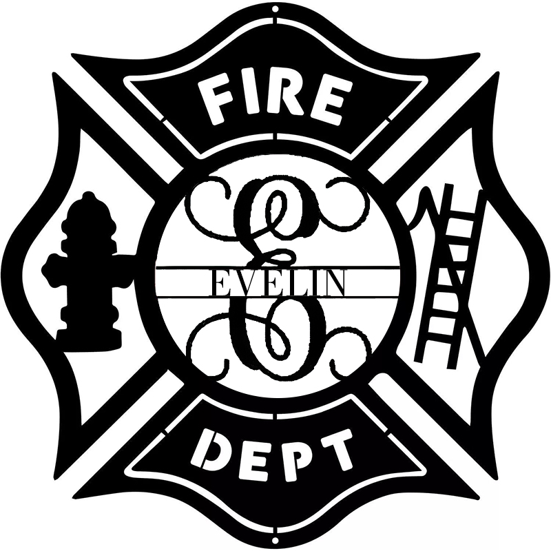 Fire fighters Personalized Metal Name Signs 🎁【BUY 2 FREE SHIPPING】