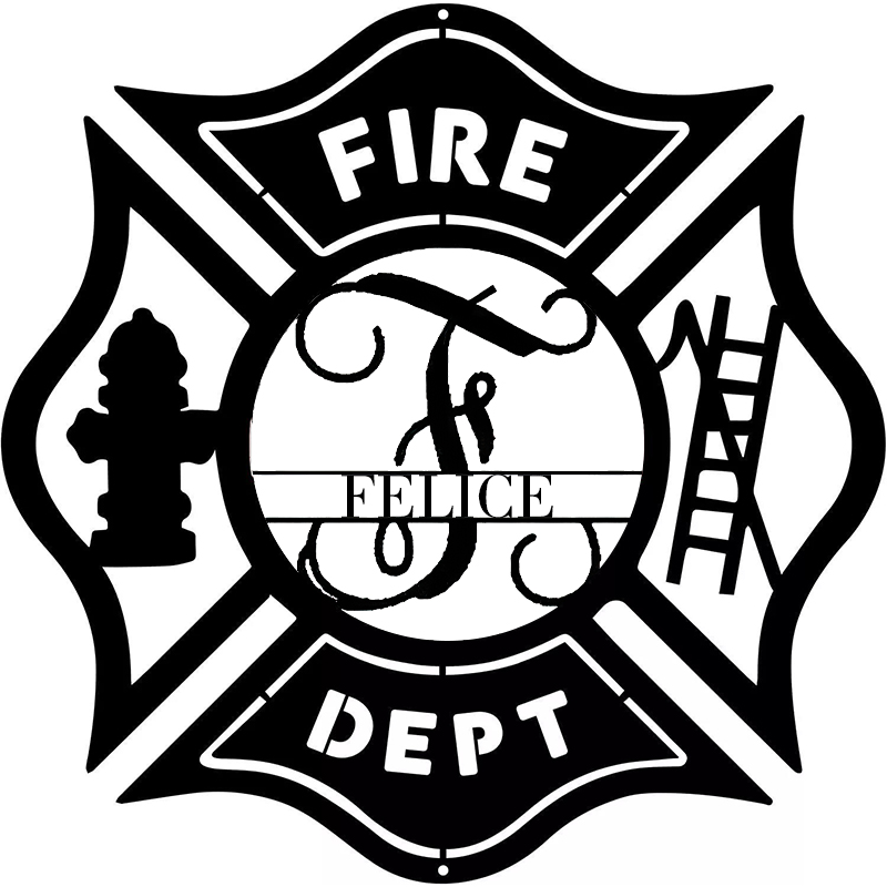 Fire fighters Personalized Metal Name Signs 🎁【BUY 2 FREE SHIPPING】