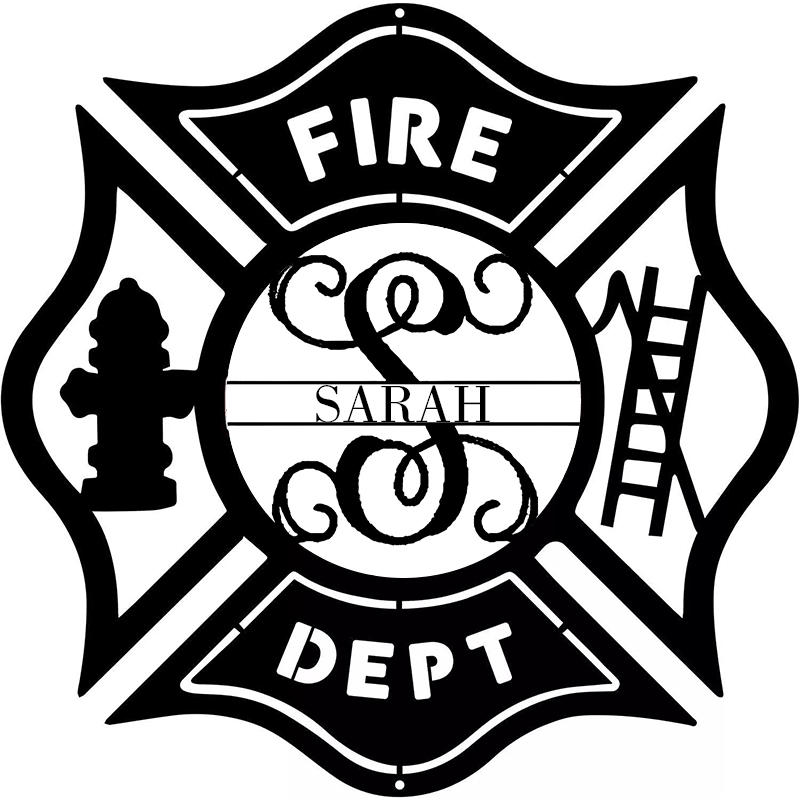 Fire fighters Personalized Metal Name Signs 🎁【BUY 2 FREE SHIPPING】