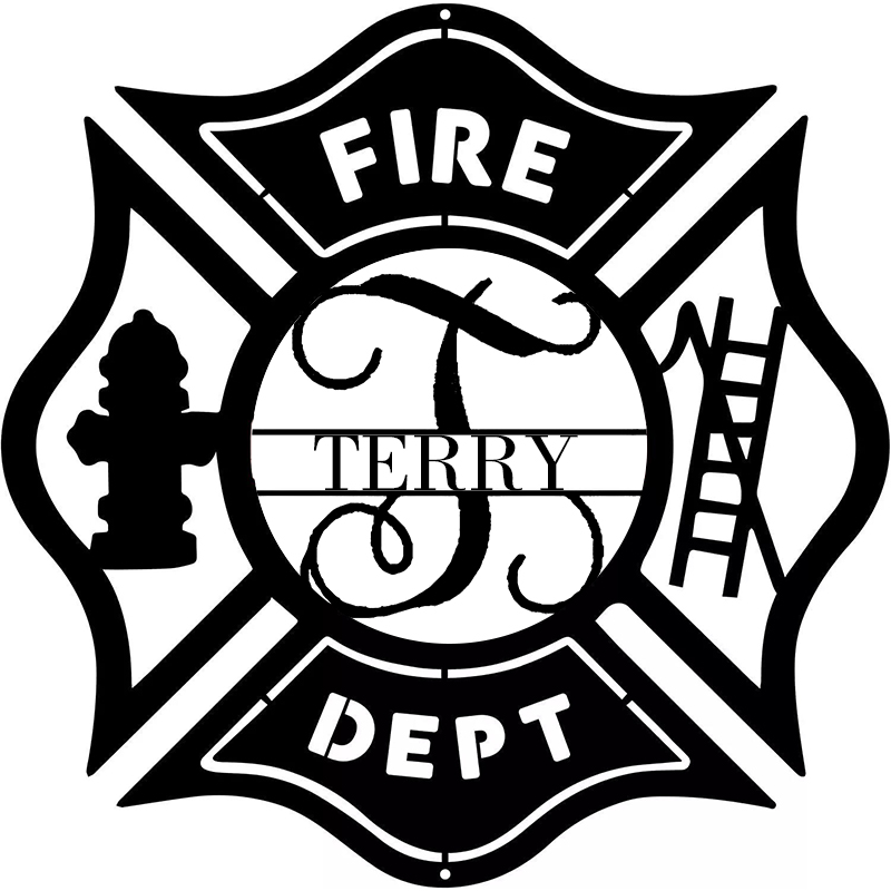 Fire fighters Personalized Metal Name Signs 🎁【BUY 2 FREE SHIPPING】