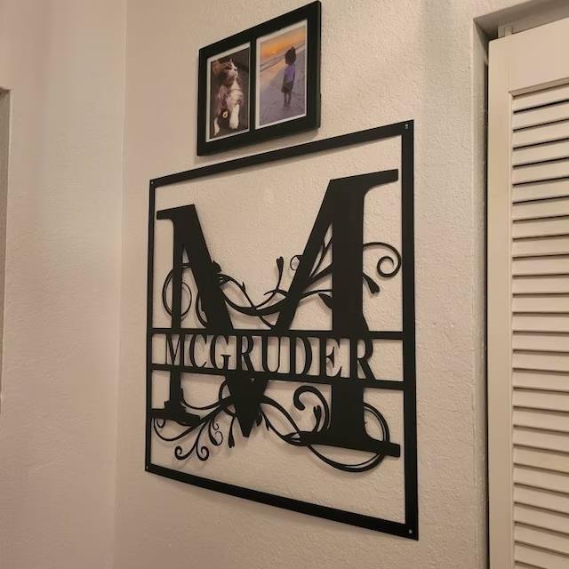 💕Personalized metal letter art 💕Customize the name you want🎁【Buy 2 free shipping】