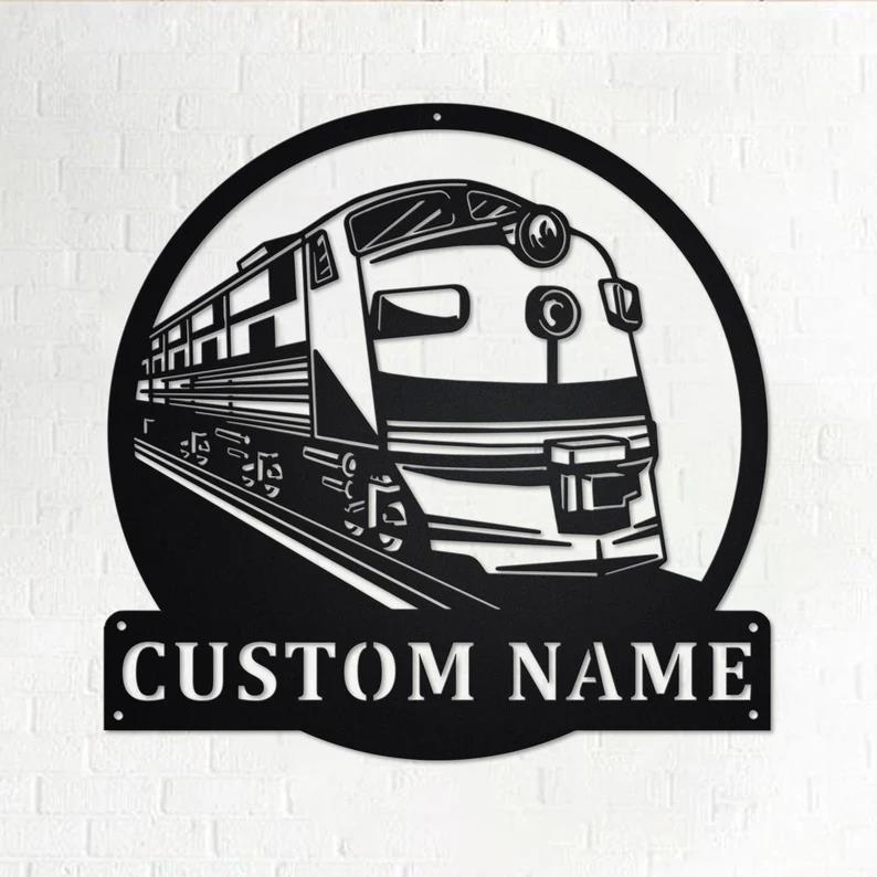 Custom Railroad Metal Wall Art