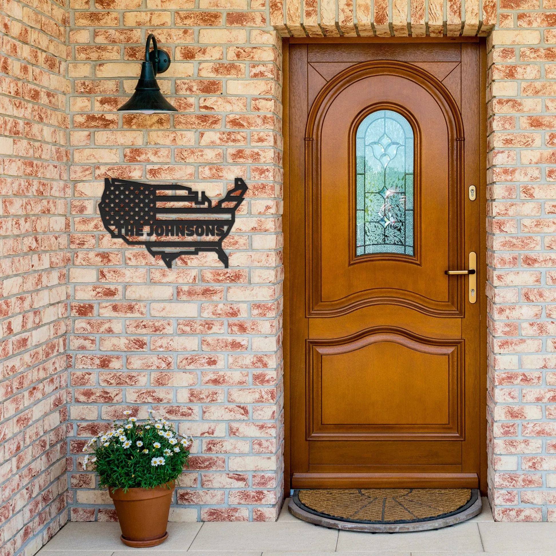 AMERICAN FAMILY - PERSONALIZED METAL ART