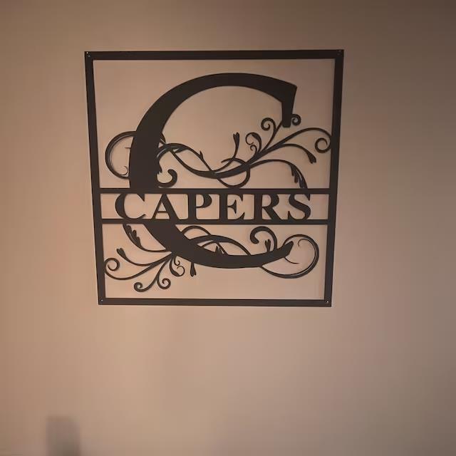 💕Personalized metal letter art 💕Customize the name you want🎁【Buy 2 free shipping】