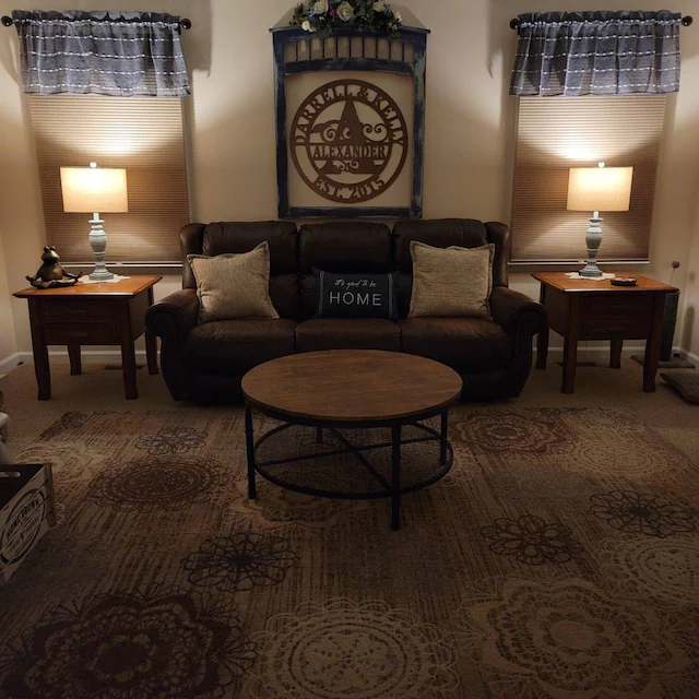 Personalized Wedding Anniversary Family Name Monogram Metal Sign