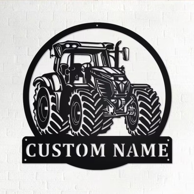 Custom Tractor Metal Wall Art