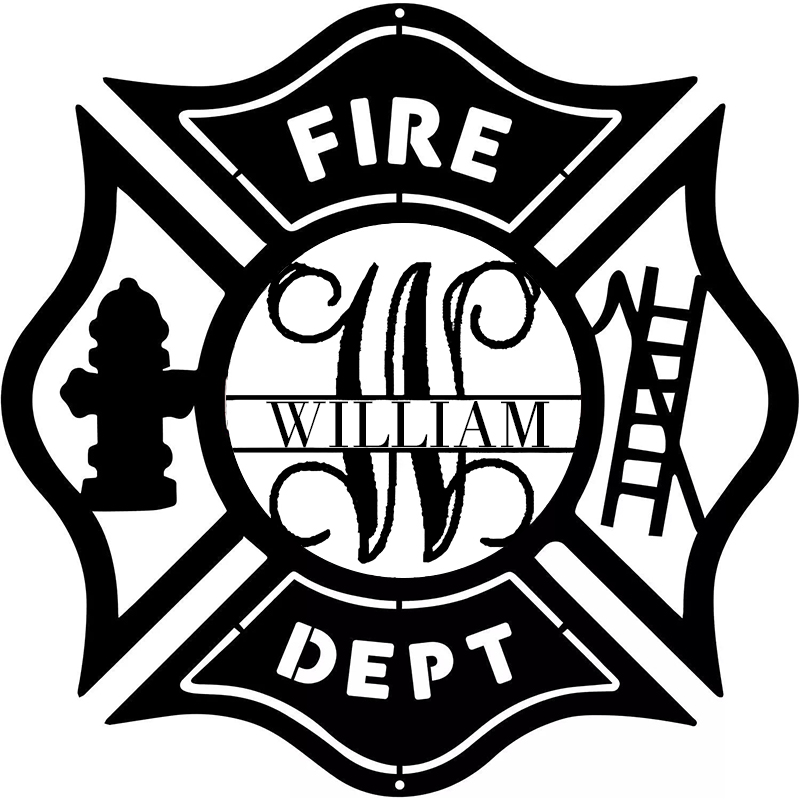 Fire fighters Personalized Metal Name Signs 🎁【BUY 2 FREE SHIPPING】