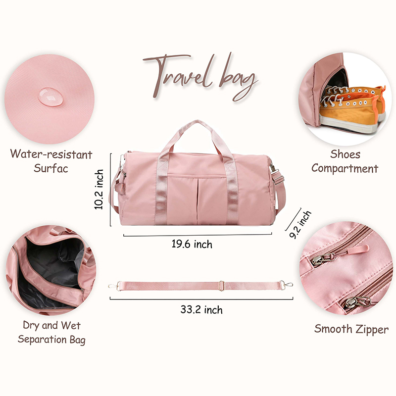 Personalized Embroidery Color Duffle Bag