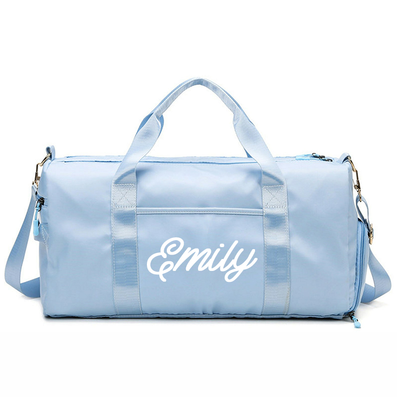 Personalized Embroidery Color Duffle Bag