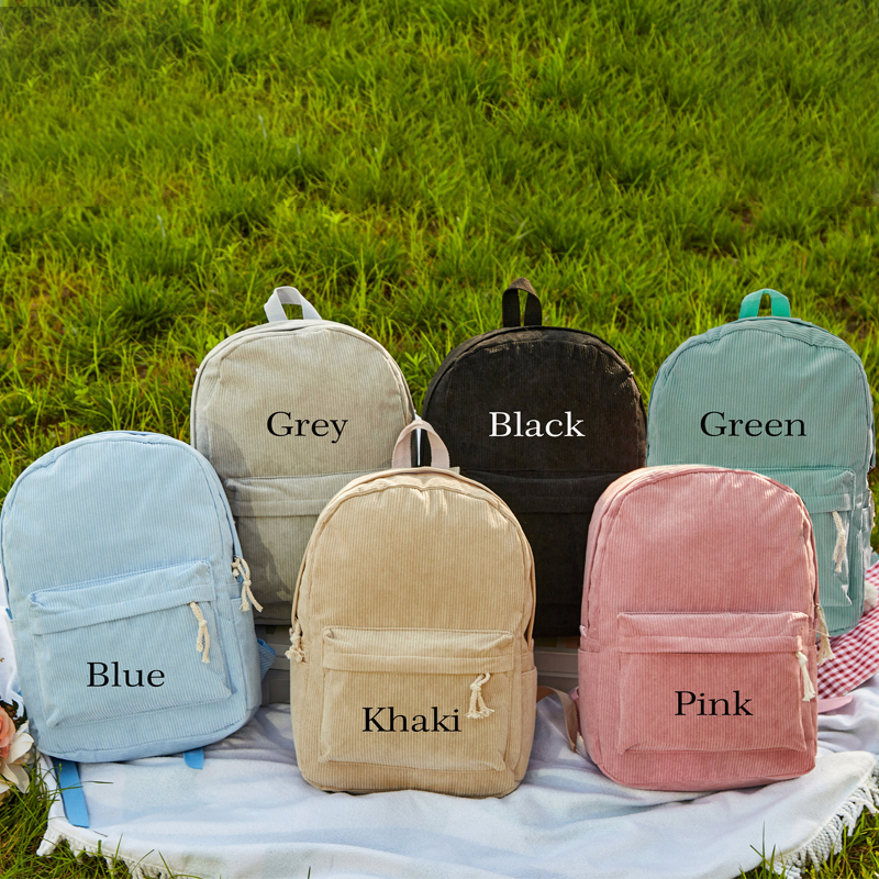 Personalized Embroidery Color School Backpack