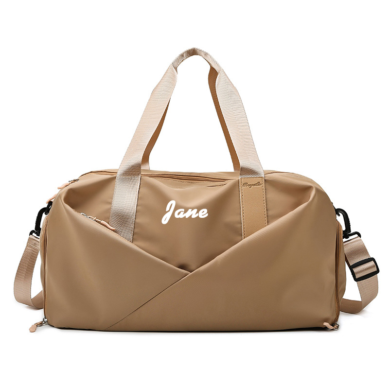 Personalized Name Color Duffle Bag