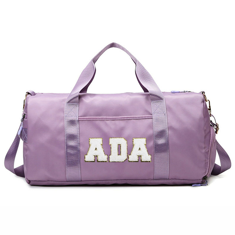 Personalized Varsity Letter Color Duffle Bag