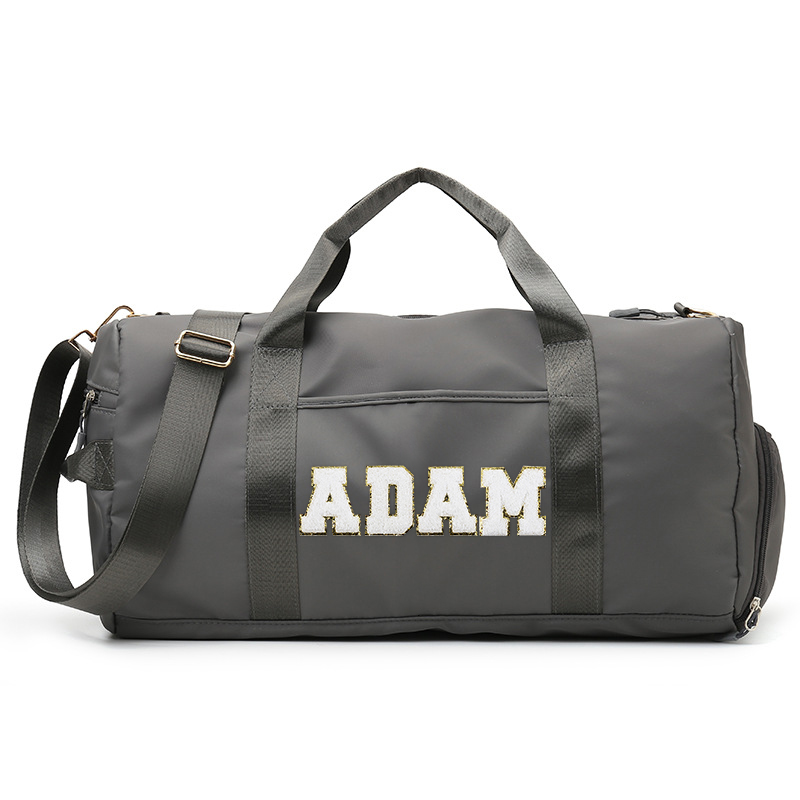 Personalized Varsity Letter Color Duffle Bag
